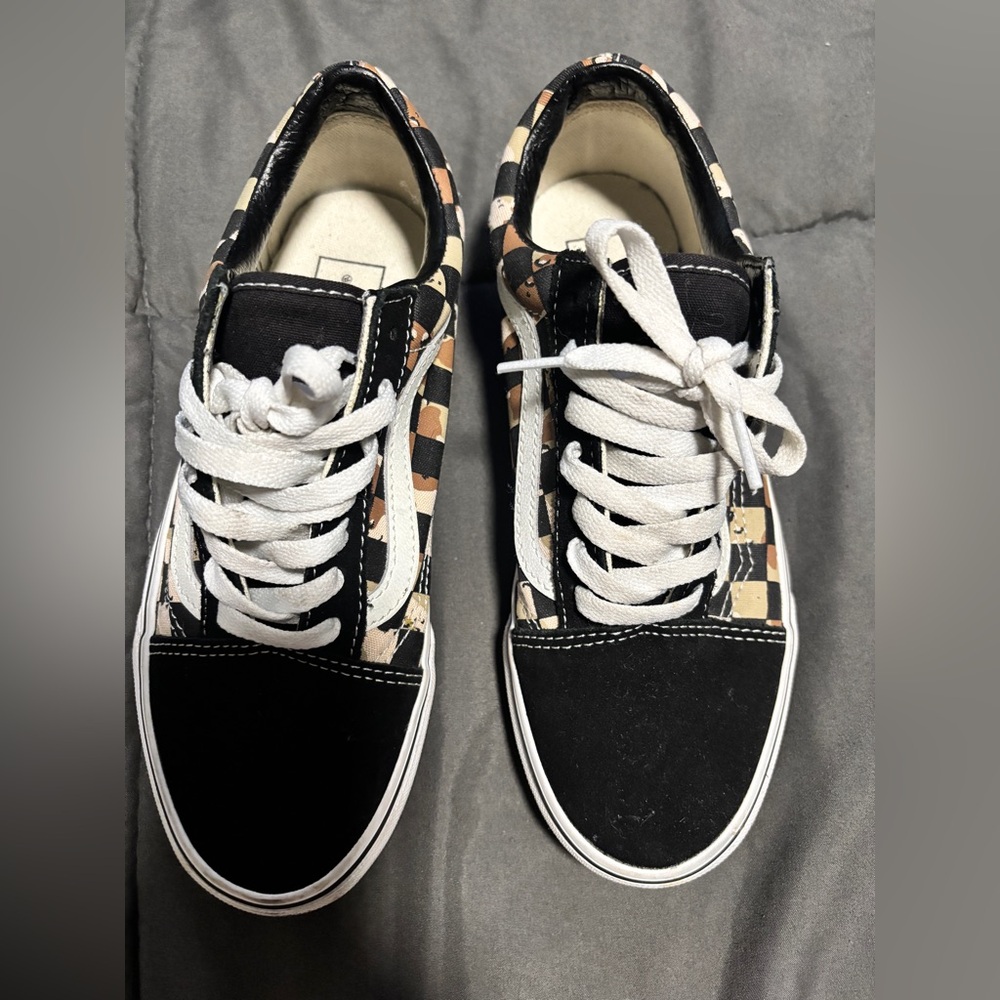 Vans Black and White Checkered Sneakers